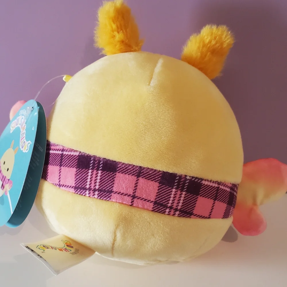 Squishmallows Miry Yellow and Pink Plush - Picture 3 of 4